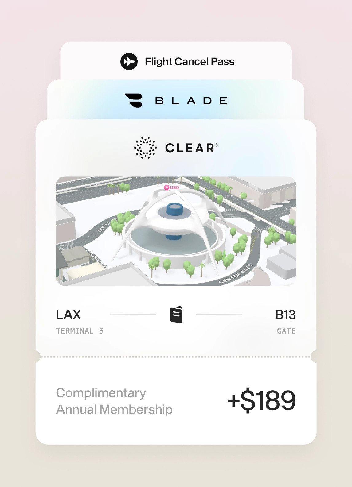
            Bespoke flight benefits, inside Atlas app.
            