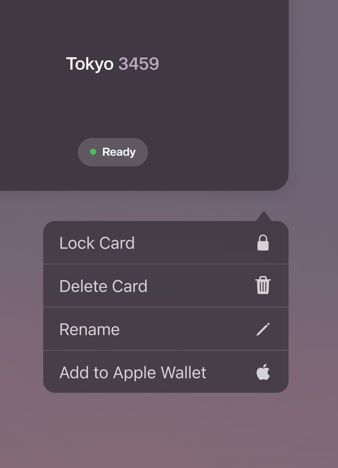 Create and manage virtual cards